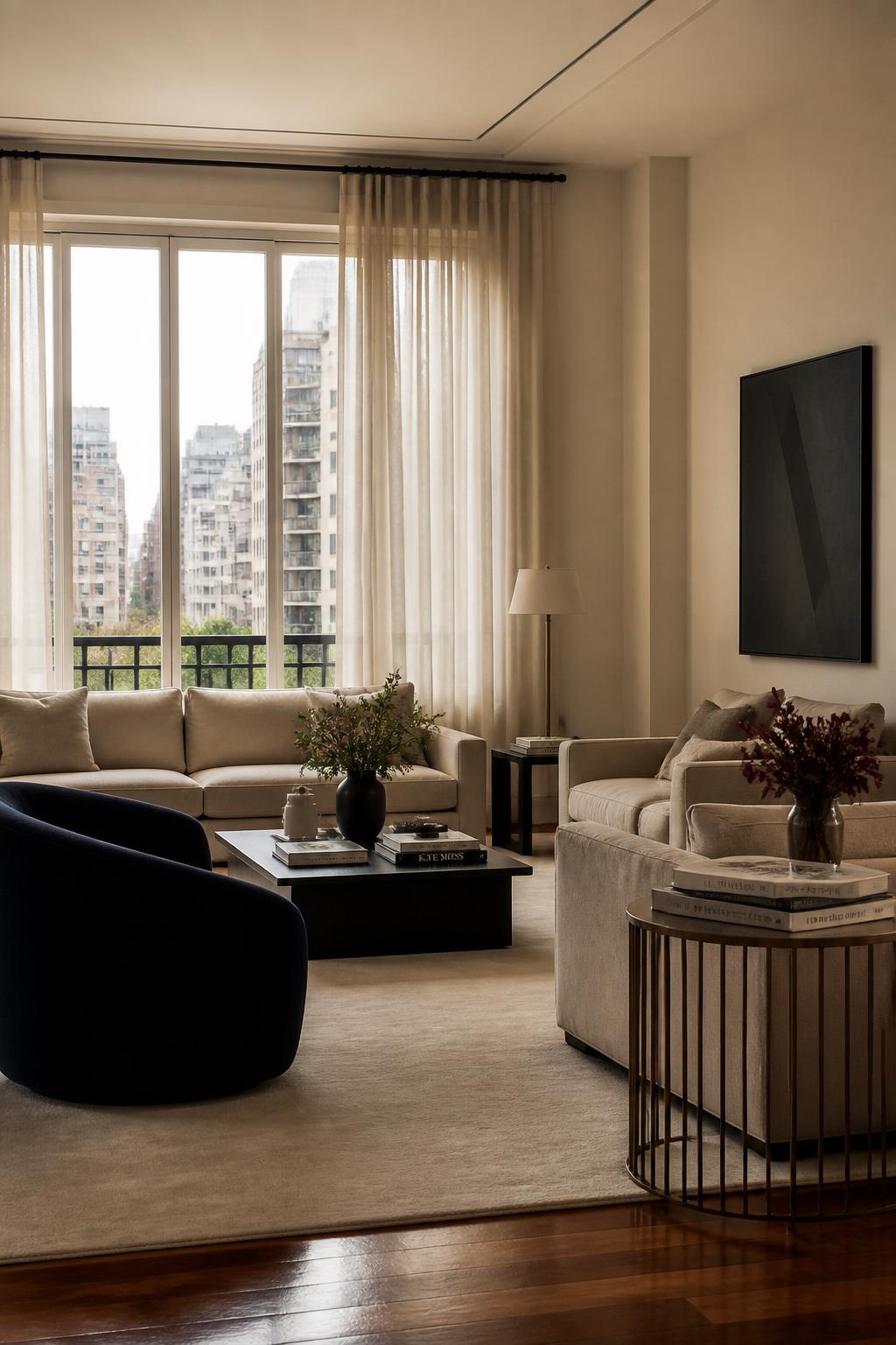 Ambiente residencial com luz natural, em São Paulo.